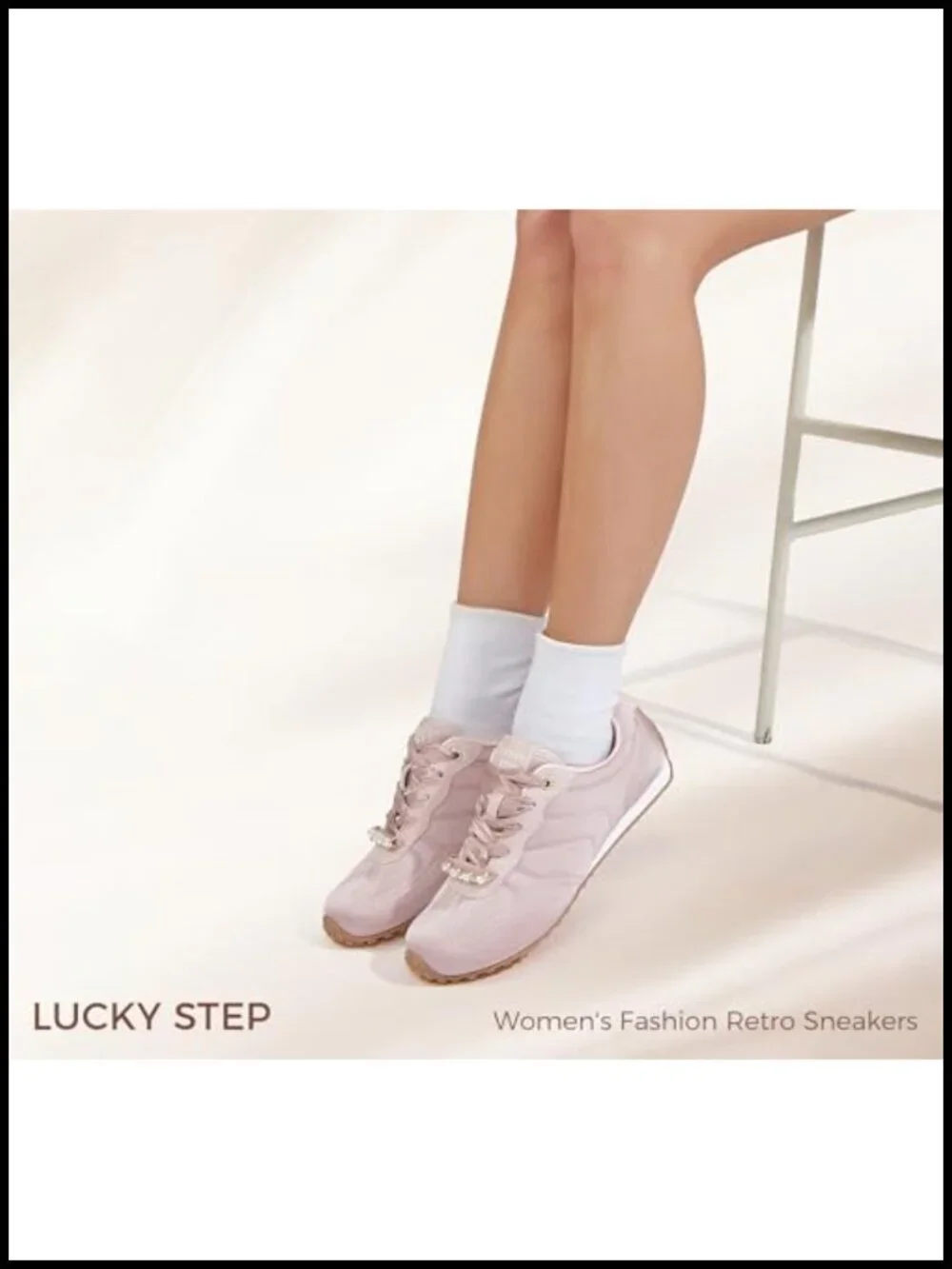 Retro Fashion Sneakers - Non Slip Walking Shoes - Casual Comfortable Tennis